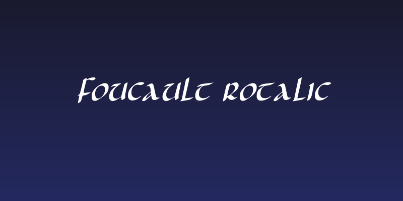 Foucault Rotalic Social Header