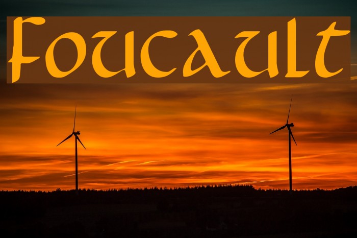 Foucault Font examples