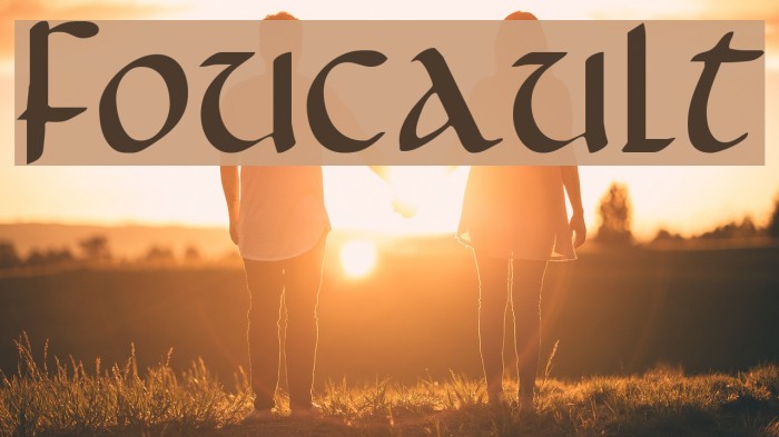 Foucault Font examples
