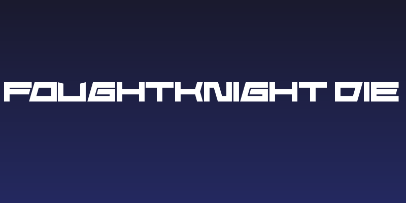 FoughtKnight Die Social Header