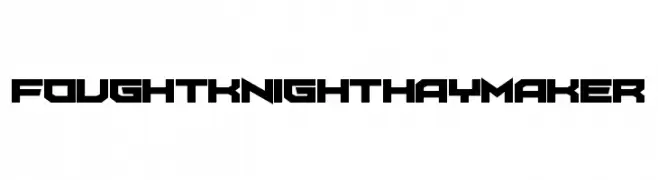 FoughtKnight Haymaker  تنزيل الخطوط