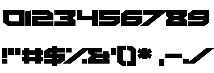 FoughtKnight Haymaker Font OTHER CHARS