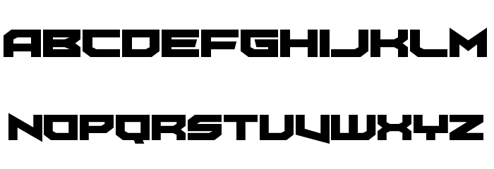 FoughtKnight Haymaker Font LOWERCASE