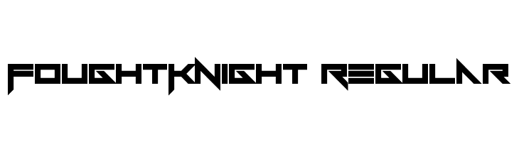 FoughtKnight Regular Font