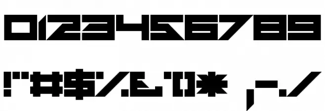 FoughtKnight Regular Font OTHER CHARS