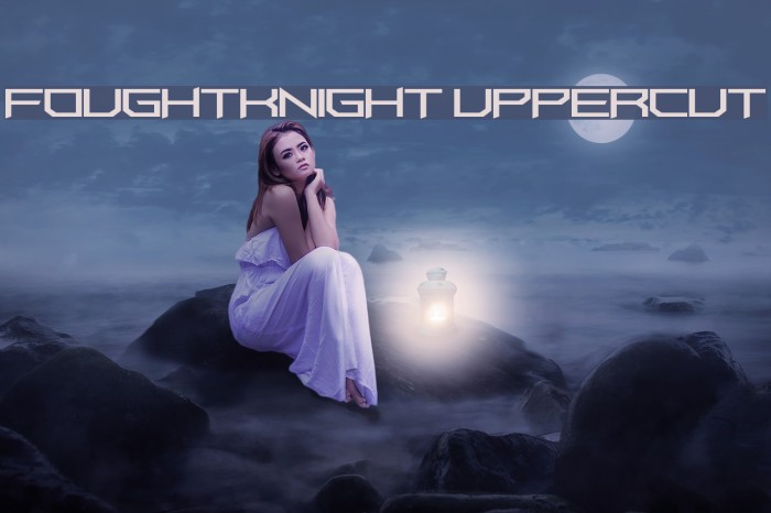 FoughtKnight UpperCut Font examples