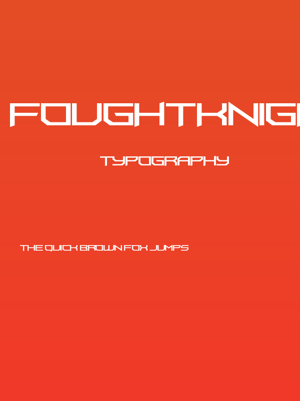 FoughtKnight UpperCut Poster