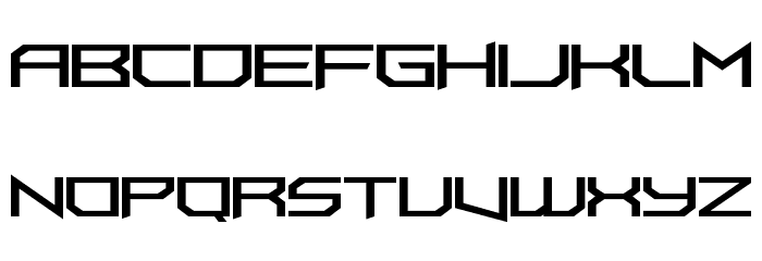FoughtKnight UpperCut Font LOWERCASE