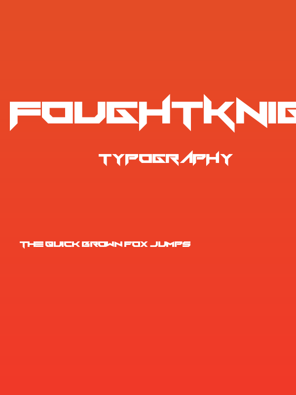 FoughtKnight Victory Poster