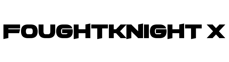 FoughtKnight X لخطوط تنزيل