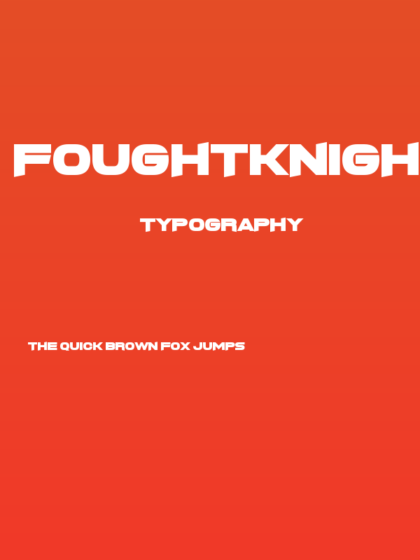 FoughtKnight X Poster