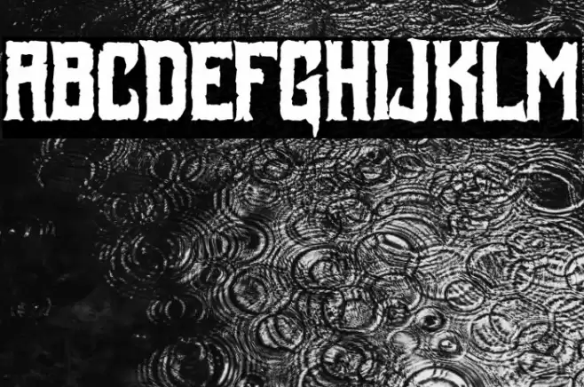 Foul Fiend Font examples