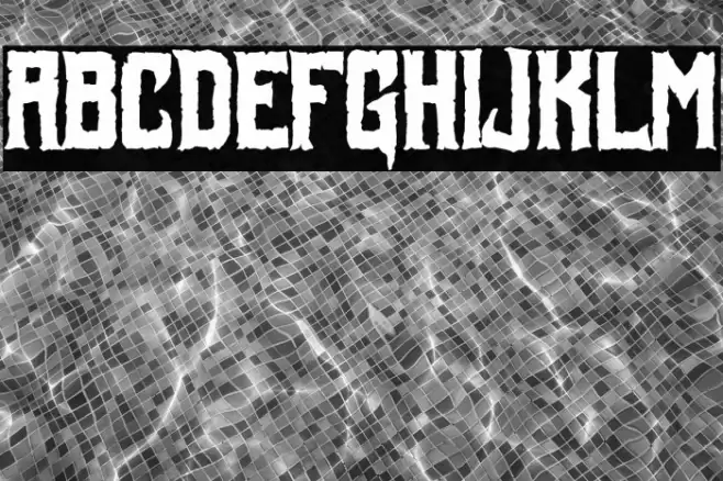 Foul Fiend Font examples