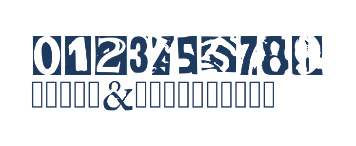 Found Type Font Regular Other Characters