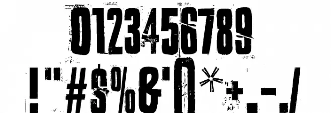 Found my way out Font OTHER CHARS