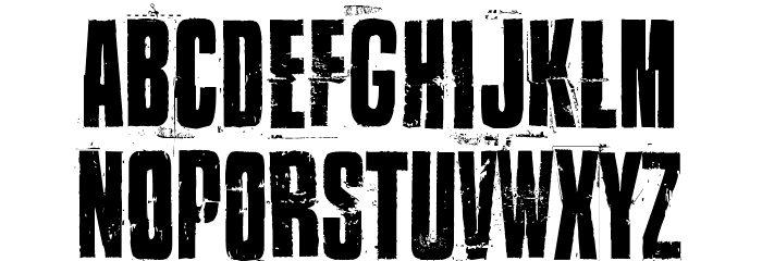 Found my way out Font LOWERCASE