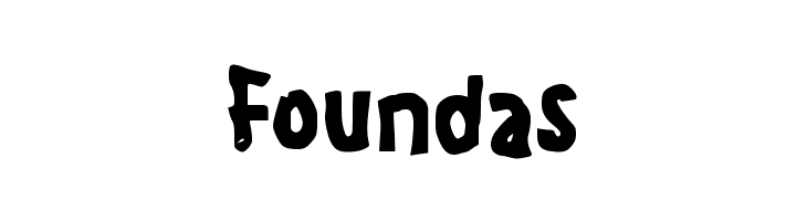 Foundas  フリーフォントのダウンロード