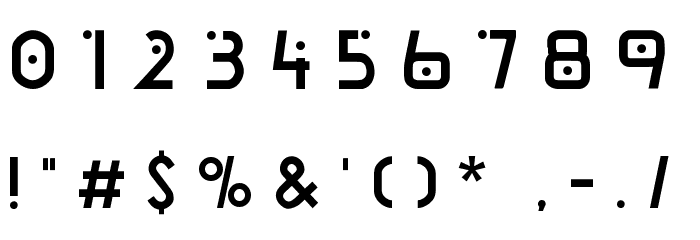FoundationLogo Font OTHER CHARS