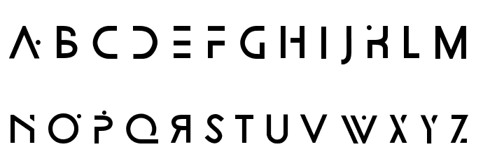 FoundationLogo Font LOWERCASE