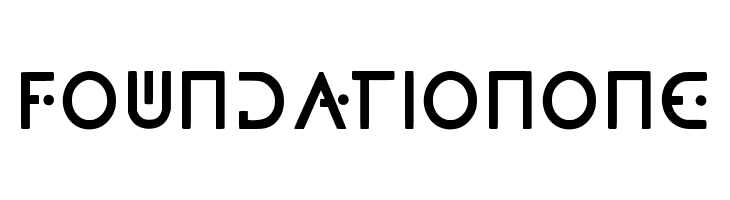 FoundationOne  フリーフォントのダウンロード
