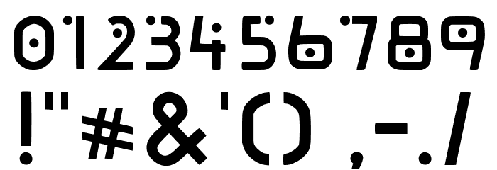 FoundationOne Font OTHER CHARS