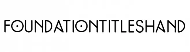FoundationTitlesHand  Fuentes Gratis Descargar