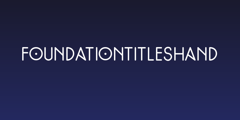 FoundationTitlesHand Social Header