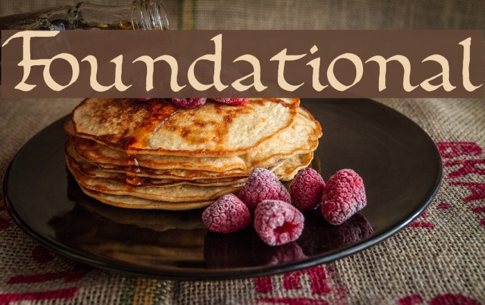 Foundational Font examples