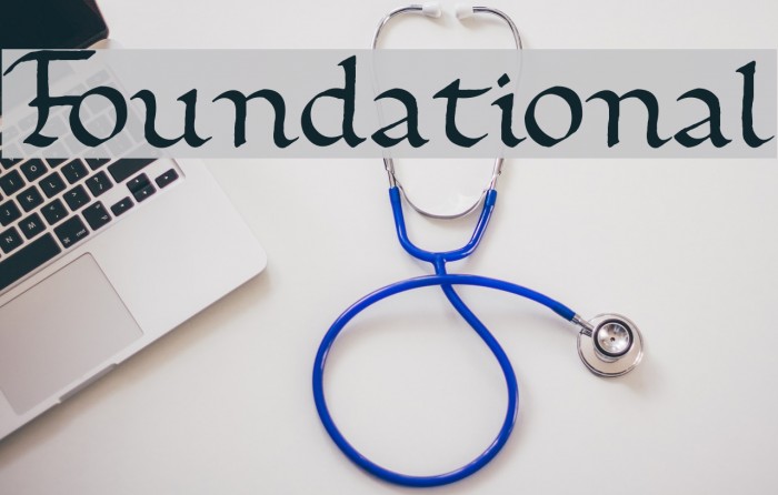 Foundational Font examples
