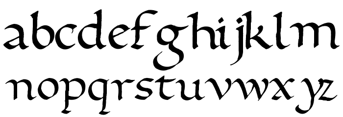 Foundational Font LOWERCASE