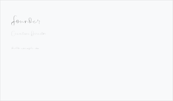 Founder Business Card