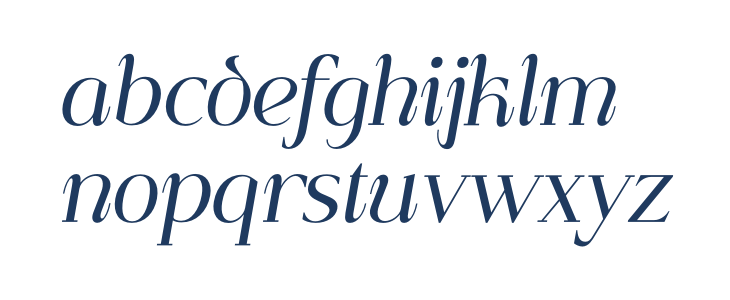 Foundland Italic PERSONAL USE ONLY Regular Lowercase