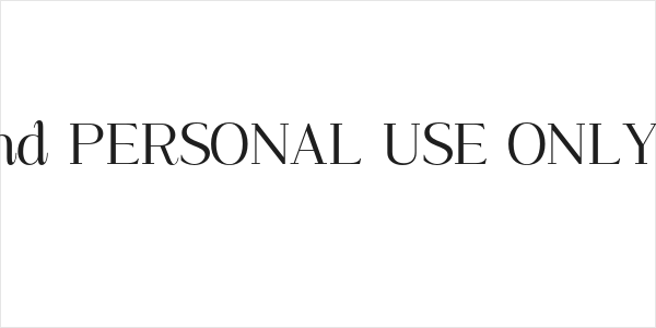 Foundland PERSONAL USE ONLY Regular Logo