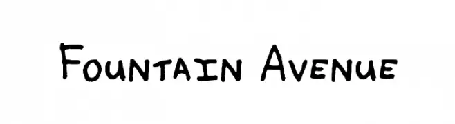 Fountain Avenue  免费字体下载