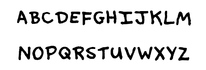 Fountain Avenue Font LOWERCASE