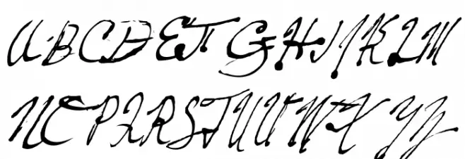 Fountain Pen Frenzy Caratteri MAIUSCOLE