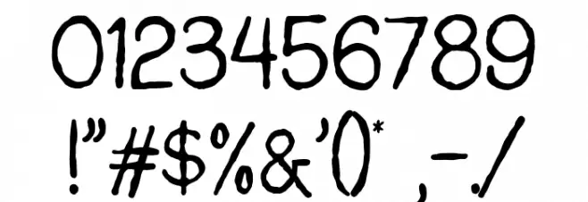 FountainPersona2Demo Font Alte caractere
