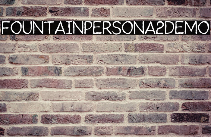 FountainPersona2Demo Example 1