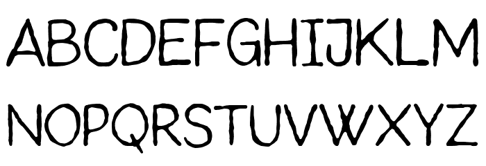FountainPersona2Demo Font LOWERCASE