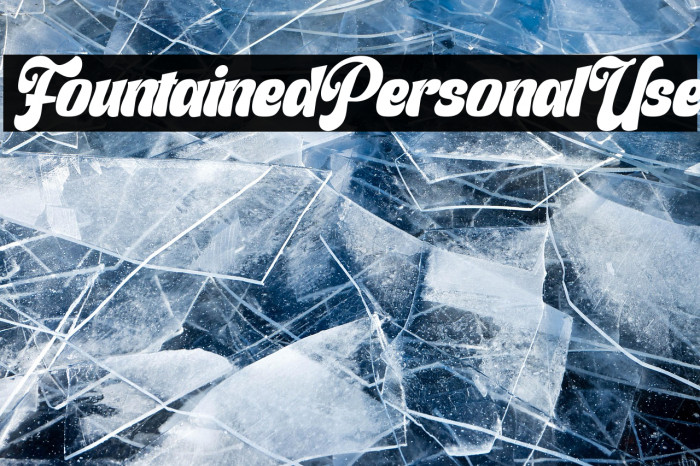 Fountained Personal Use Example 1