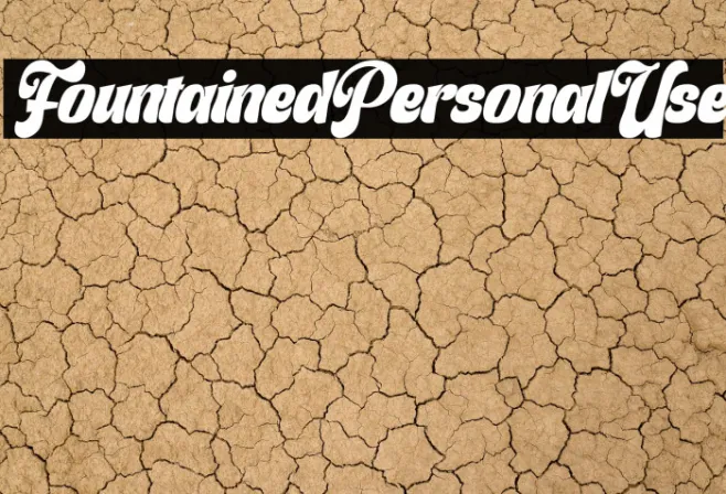 Fountained Personal Use Example 3