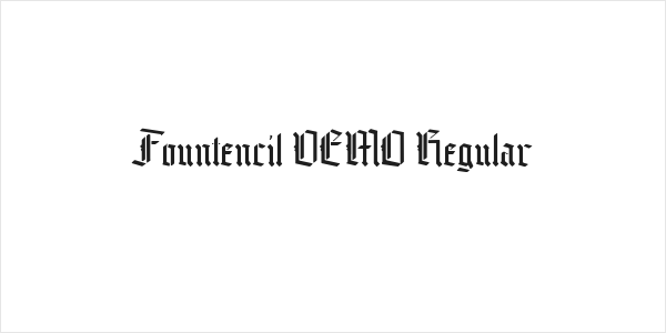 Fountencil DEMO Regular Logo