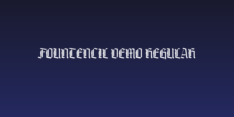 Fountencil DEMO Regular Social Header