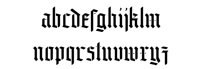 Fountencil DEMO Regular Font LOWERCASE