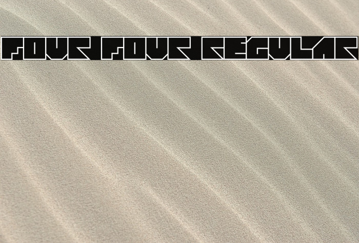 Four Four Regular Example 1