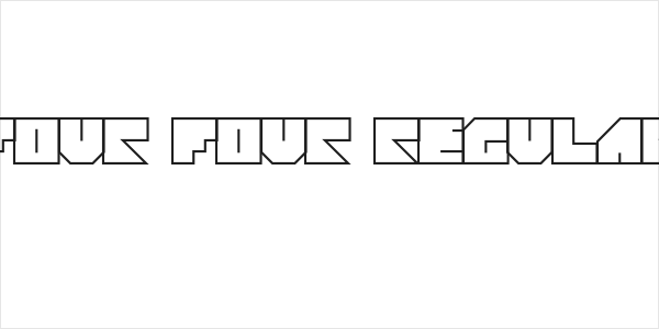 Four Four Regular Logo