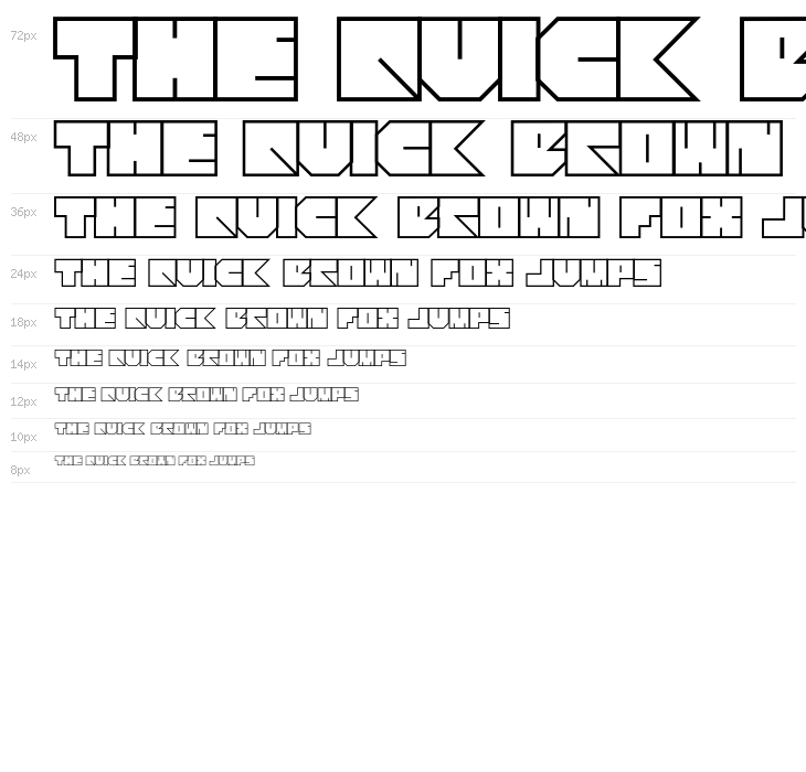 Four Four Regular Waterfall