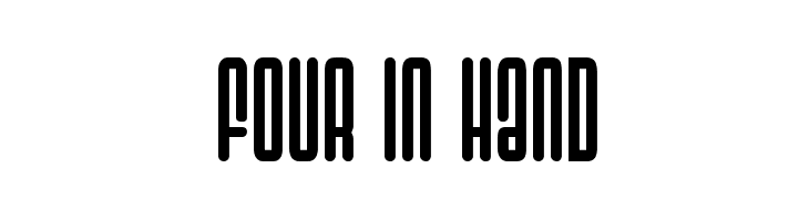 Four In Hand  Free Fonts Download