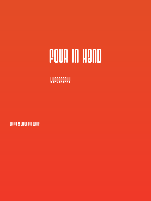 Four In Hand Poster