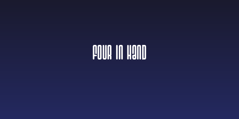 Four In Hand Social Header